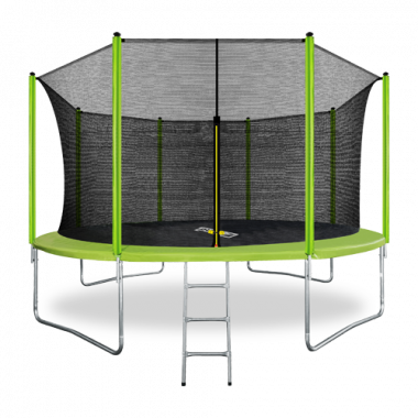 ARLAND Батут 14FT с внутренней страховочной сеткой и лестницей (Light green) (СВЕТЛО-ЗЕЛЕНЫЙ)