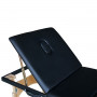 Массажный стол DFC NIRVANA, Relax Pro,  дерев. ножки, цвет черный (Black)