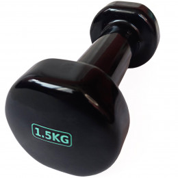 HKDB115-1.5 Гантель виниловая 1,5 кг (черная)