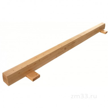 Бревно гимнастическое деревянное низкое 5 х 0,13 х 0,16 м