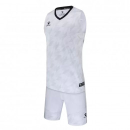 Форма баскетбольная KELME, взрослая, Размер 3xl, Цвет Белый 