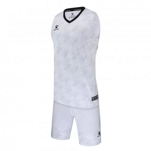 Форма баскетбольная KELME, взрослая, Размер 3xl, Цвет Белый 