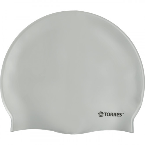 Шапочка для плавания TORRES No Wrinkle, Цвет Серебристый 