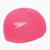 Шапочка для плавания SPEEDO Polyester Cap Jr, детская, Цвет Розовый 