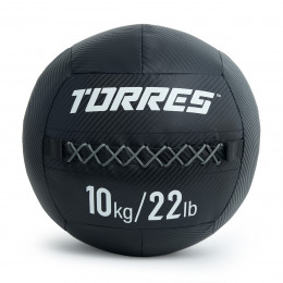 Медбол TORRES ПВХ/ПУ, Вес 10 кг 