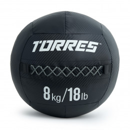 Медбол TORRES ПВХ/ПУ, Вес 8 кг 