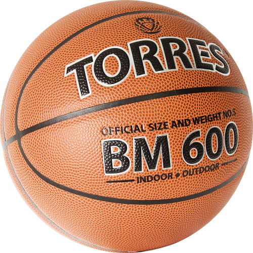 Мяч баскетбольный TORRES BM600, Размер 5 
