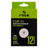 Мяч для настольного тенниса STIGA Cup ABS, упак. 12шт 