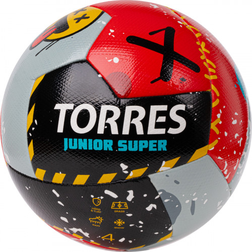 Мяч футбольный TORRES Junior Super, Размер 4 