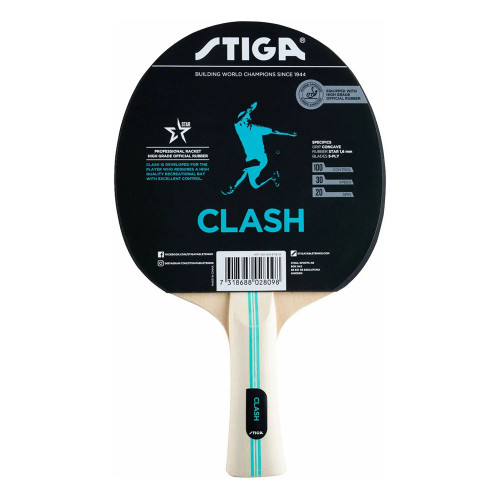 Ракетка для настольного тенниса STIGA Clash Hobby, ITTF накладка 