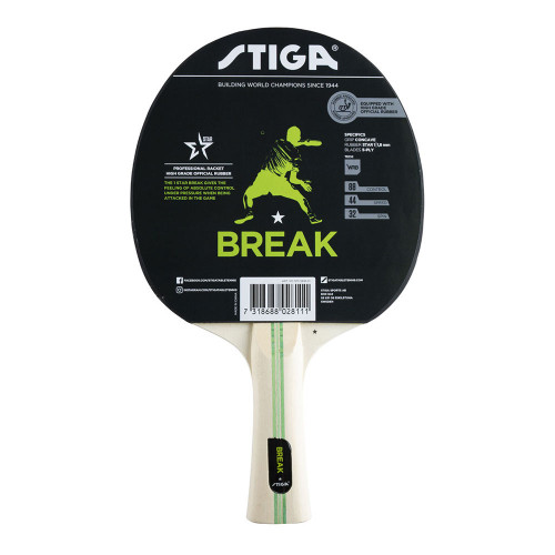 Ракетка для настольного тенниса STIGA Break WRB, ITTF накладка 