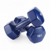 Гантель неразборная 9 кг. винил (2 штуки) VictoryFit VF-DV090-2