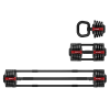 Гантель регулируемая 18кг + штанга + гиря, HYFIT, набор 3в1, D7040